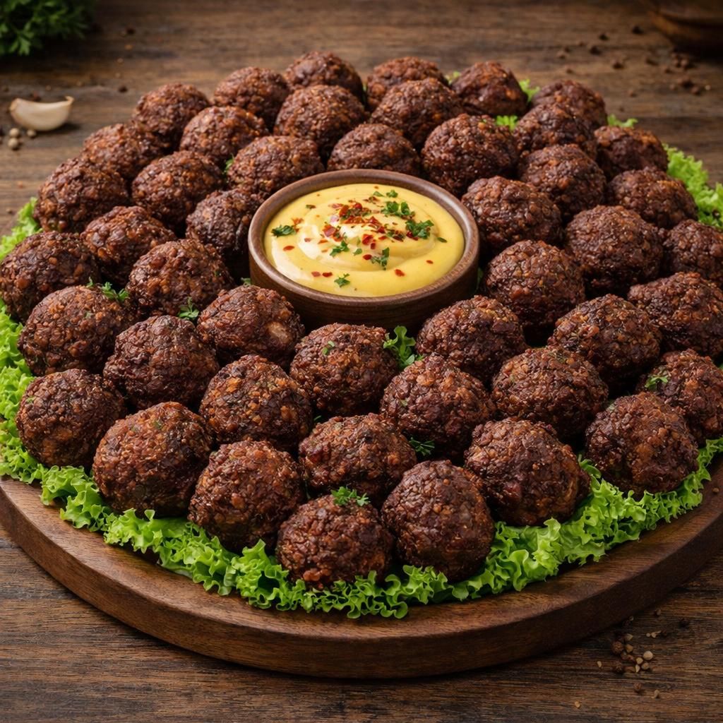 PLATOU CHIFTELUȚE (VITĂ/PORC) 1KG