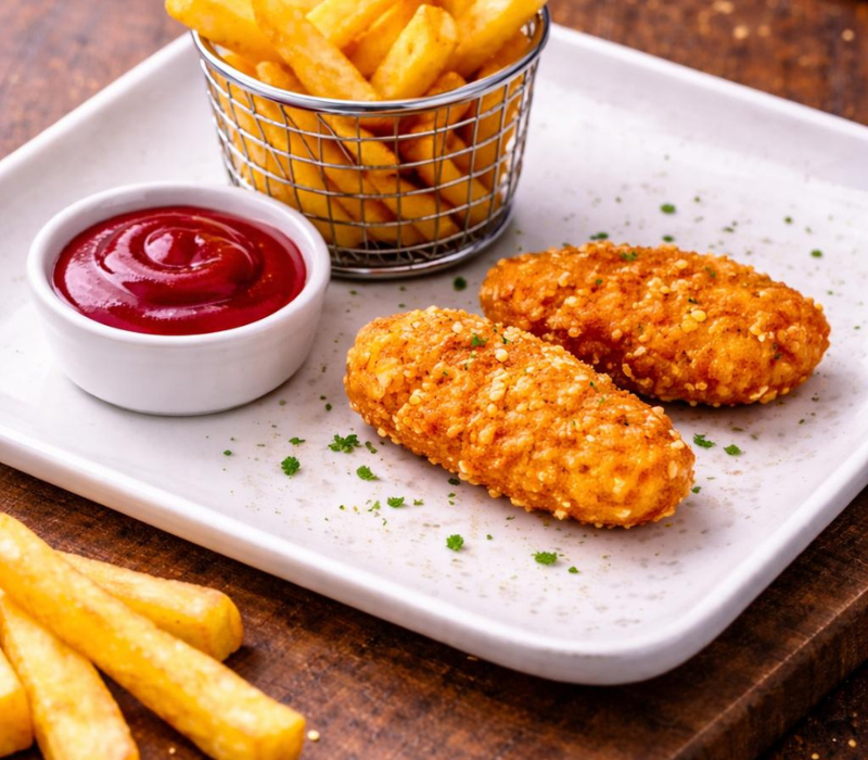 Crispy Junior cu cartofi pai si ketchup dulce 300 g