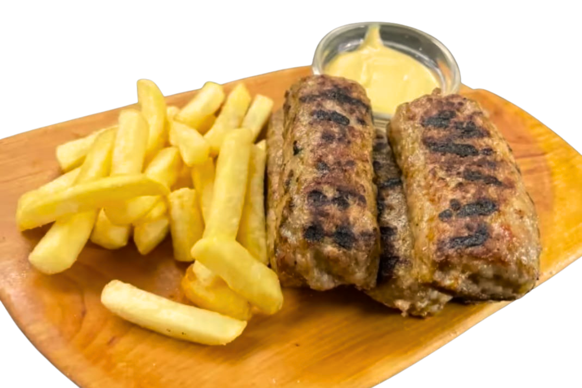 Meniu mici cu cartofi pai si mustar 430 g