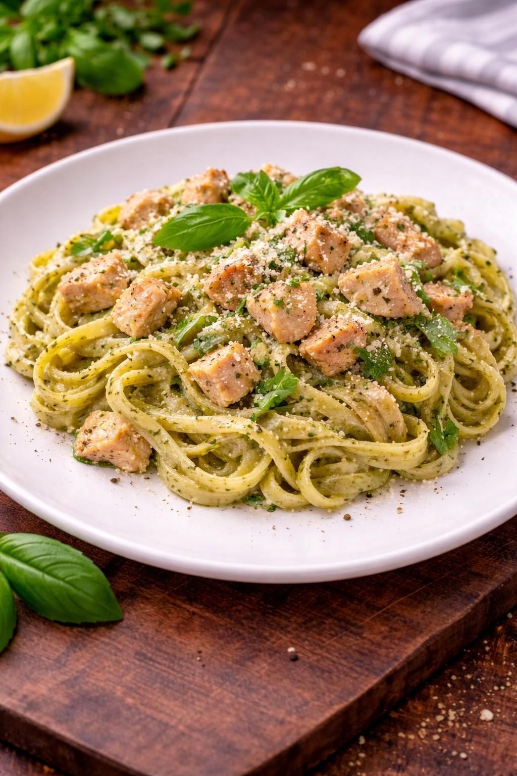 Paste genovese cu piept de pui 400 g