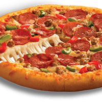 Do każdej pizzy 1 sos gratis.