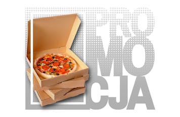 Do 3 sztuk pizzy w rozmiarze M pizza Verona w rozmiarze S gratis plus 1,5zł za opakowanie