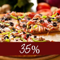 Druga  pizza taniej o 35%