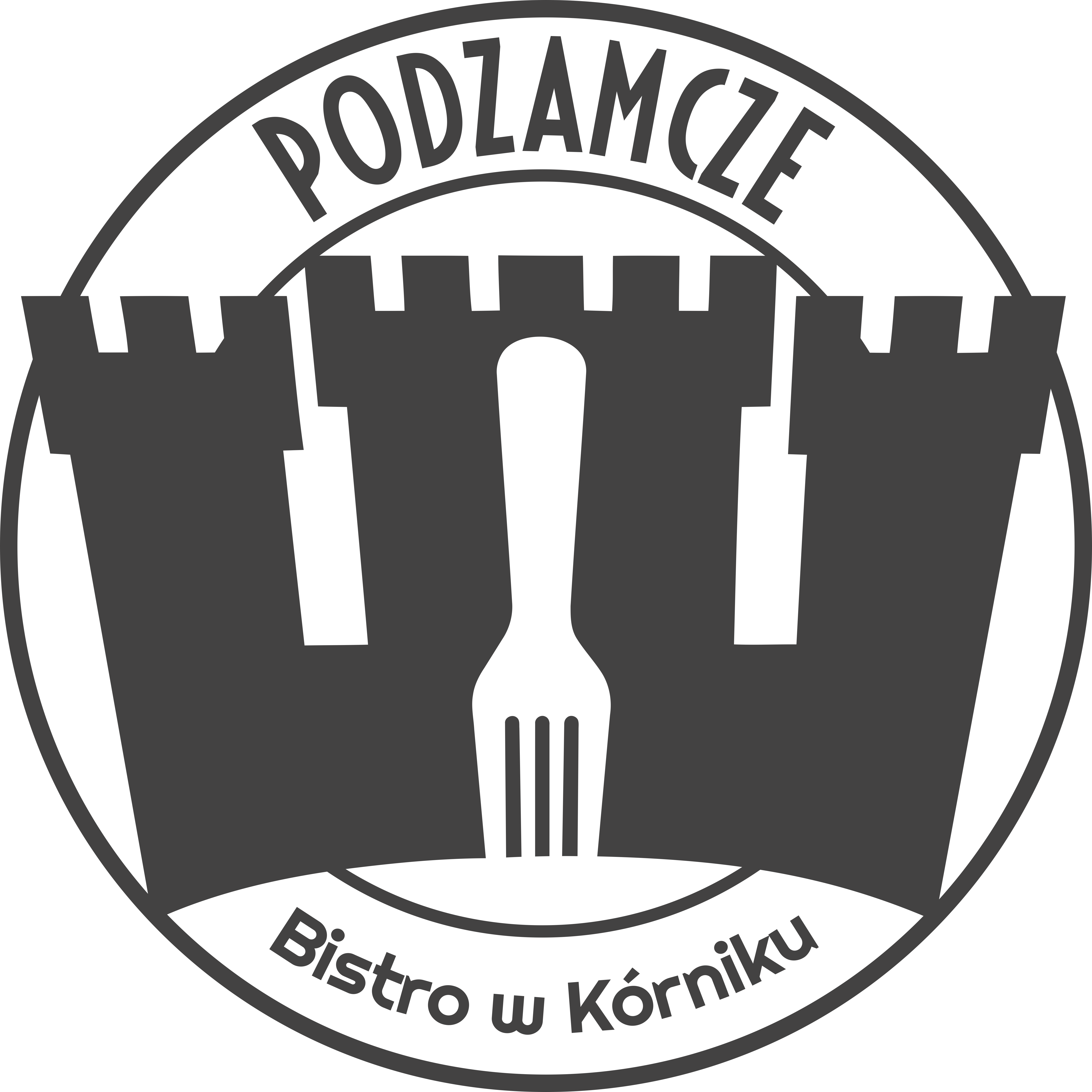 "Bar Podzamcze" z Kórnika logo