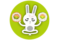Bunny Handroll Sushi - Gdynia