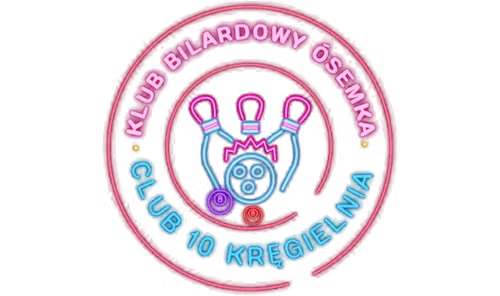 Klub Bilardowy Ósemka & Club 10 Kręgielnia logo