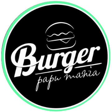 PapuMania Burger logo
