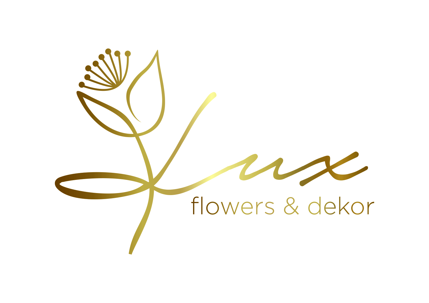 LUX FLOWERS & DEKOR logo