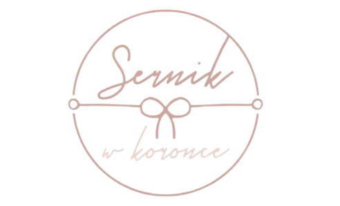 Sernik w koronce logo