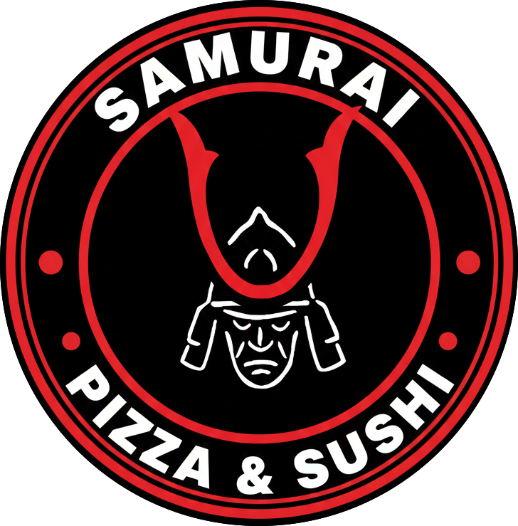 Samurai Pizza and Sushi logo