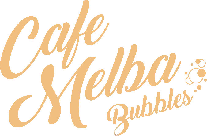 Cafe Melba Bubbles logo