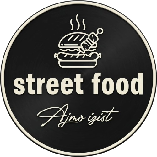 Street food Ajmo izist logo