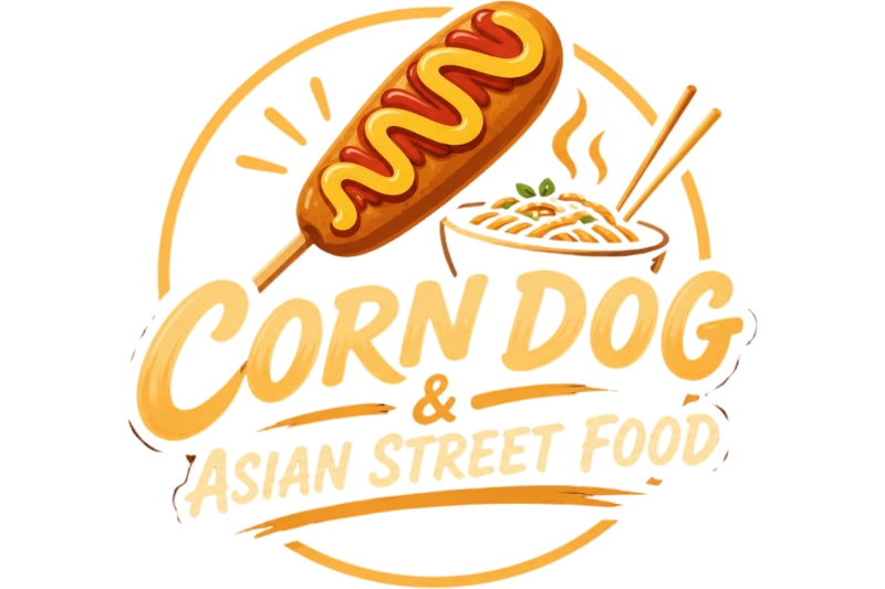 Korndogi azja street food logo